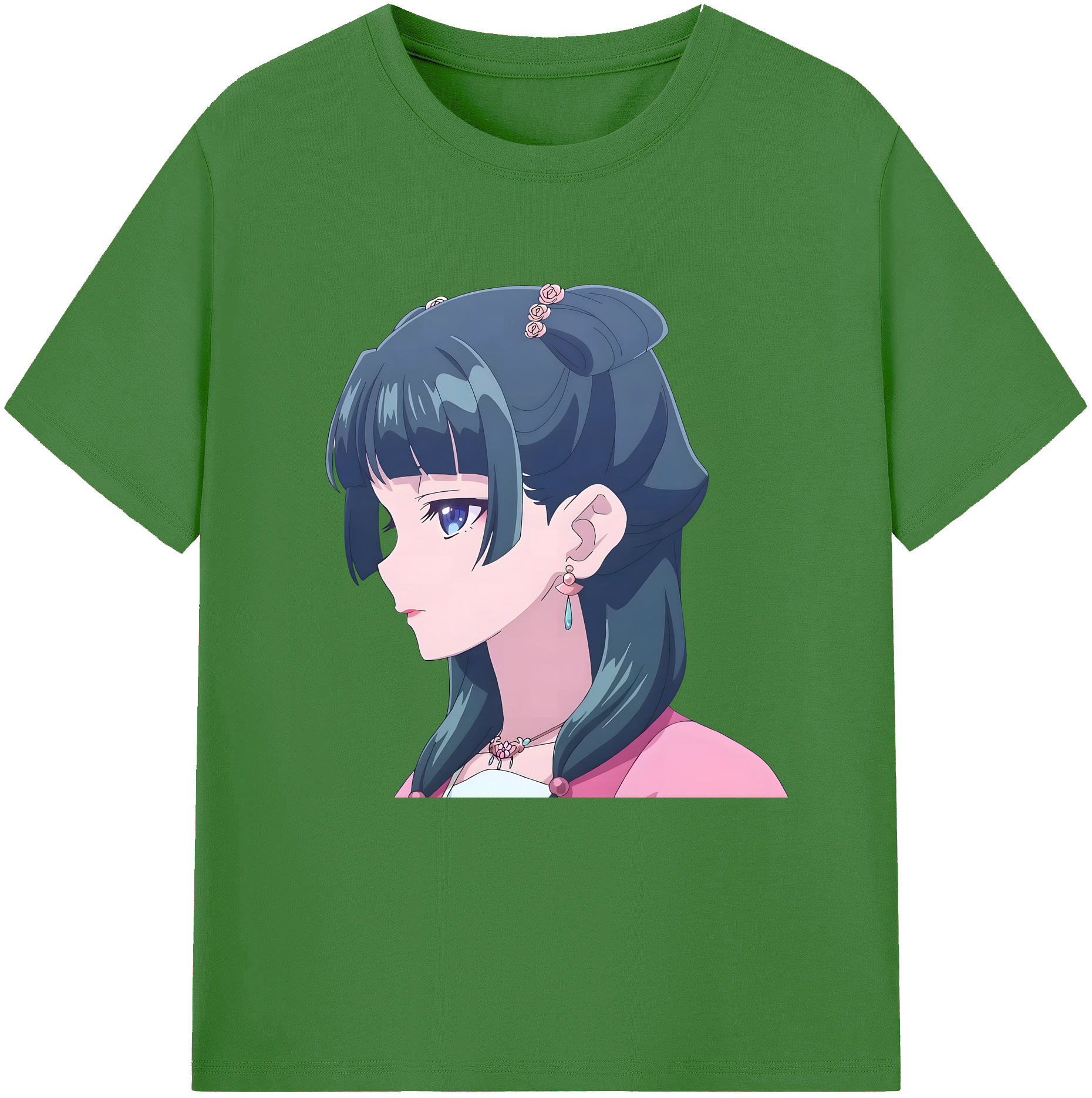 （画像用） 薬屋のひとりごと The Apothecary Diaries レディースカジュアルプリントTシャツ（綿100％）